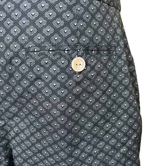 Peter Millar Women's Black Geometric Cotton Skort Size 10 Pockets Golf Tennis - Picture 5 of 7